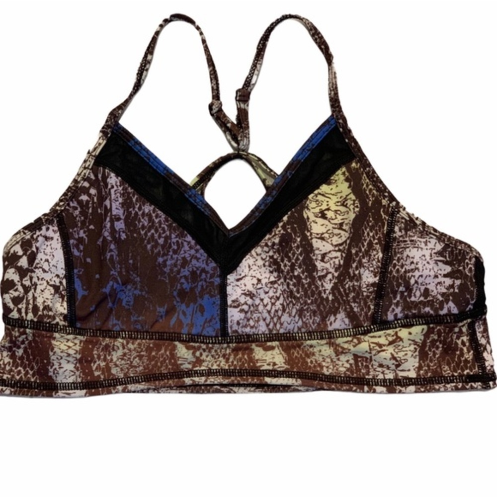 VIMMIA Sports Bra Snakeskin Racerback Bralette